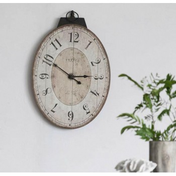 ساعه جداريه بتصميم ريفي فاخر 7779 ساعه جداريه بتصميم ريفي فاخر 7779