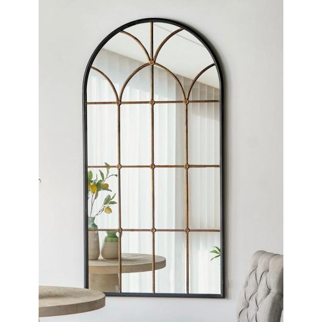 مرايا مصنوعه من الخشب مطعمه بالمعدن المشغول يدويا فنتج ستايل 8026