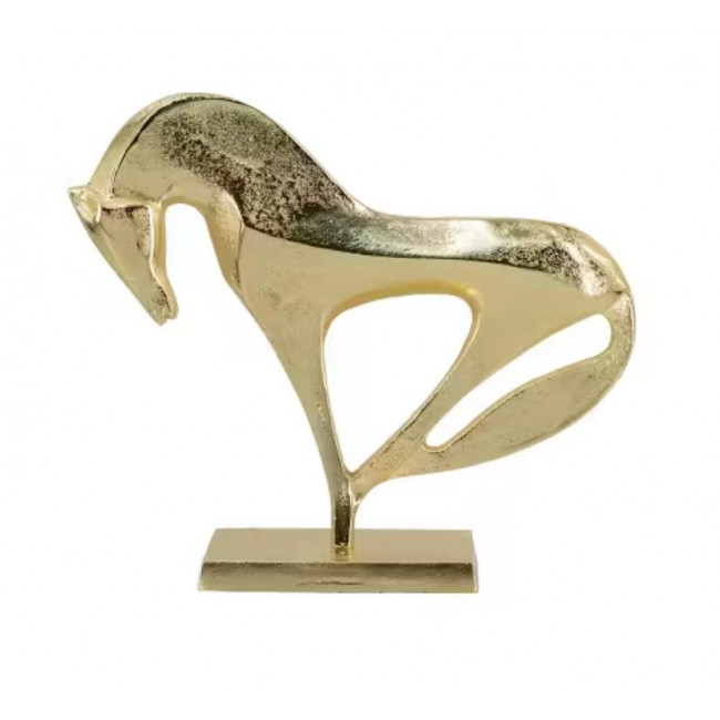 تحفه حصان معدن ذهبي بتصميم أنيق 8062