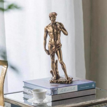 تحفه رجل معدن مذهب بستايل روماني 8104