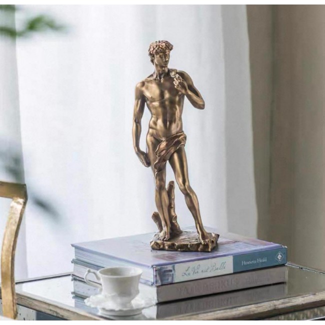 تحفه رجل معدن مذهب بستايل روماني 8104