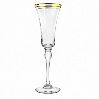 كاس عصير زجاج مذهب ملائم للمناسبات 7848