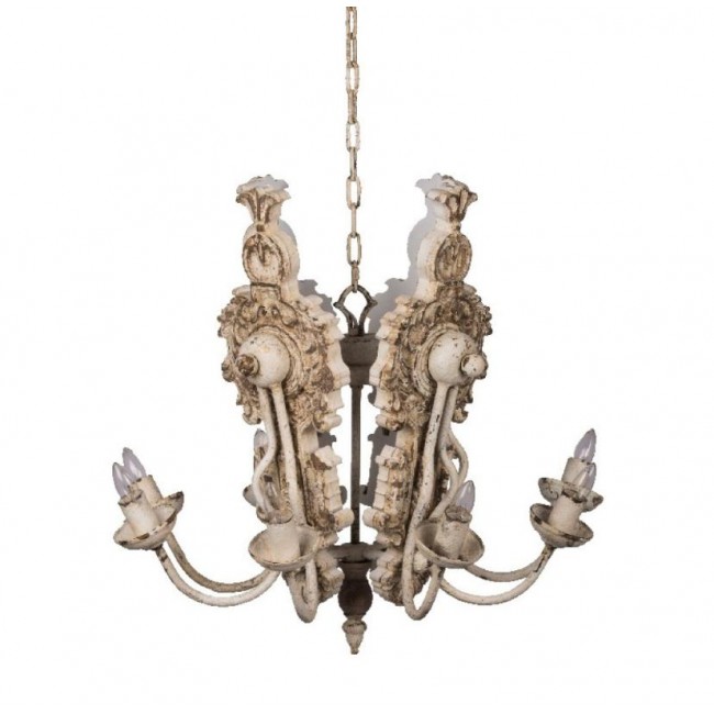 وحده اضاءه سقفيه بستايل فكتوري ب8 اذرع فاخره 8138