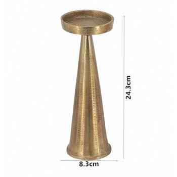 شمعدان معدن بتصميم عصري متوفر حجمين 8072 شمعدان معدن بتصميم عصري متوفر حجمين 8072