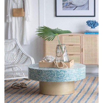 طاوله دائريه عصريه بتصميم رائع من رقائق الصدف الطبيعي 7870 طاوله دائريه عصريه بتصميم رائع من رقائق الصدف الطبيعي 7870