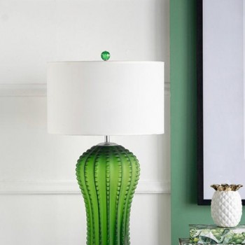 وحده اضاءه مصنوعه من زجاج الاخضر الجميل 8139 ارتفاع 72cm 