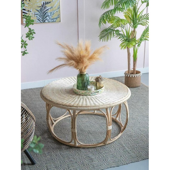 طقم طاوله قطعتين من الخيزران الطبيعي جوده عاليه L8129