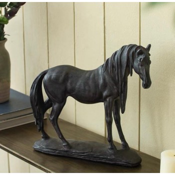 تحفه حصان اسود مكتبي فاخر 7845 تحفه حصان اسود مكتبي فاخر 7845