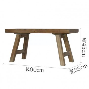 مقعد مصنوع من الخشب الطبيعي بطراز ريفي اوربي متوفر الحجمين 9157