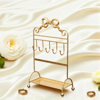 حامل اكسسورات معدن على الطراز الفكتوري فاخر 9196