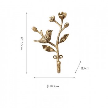 تحفه علاقة معدن ديكور حائط بطائر على غصن 9151