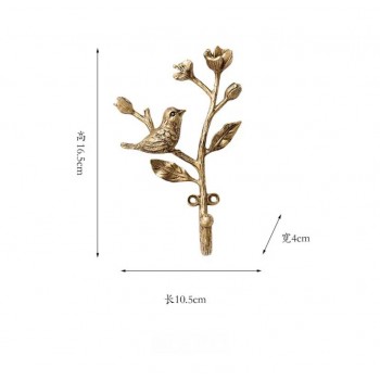 تحفه علاقة معدن ديكور حائط بطائر على غصن 9151 تحفه علاقة معدن ديكور حائط بطائر على غصن 9151