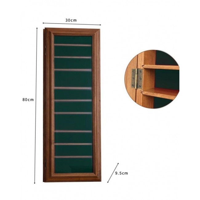 رف ديكور جدارية متعدد ارفف مصنوع من الخشب الطبيعي بطراز فرنسي 9175