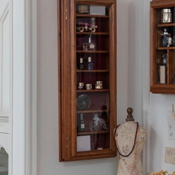 رف ديكور جدارية متعدد ارفف مصنوع من الخشب الطبيعي بطراز فرنسي 9175