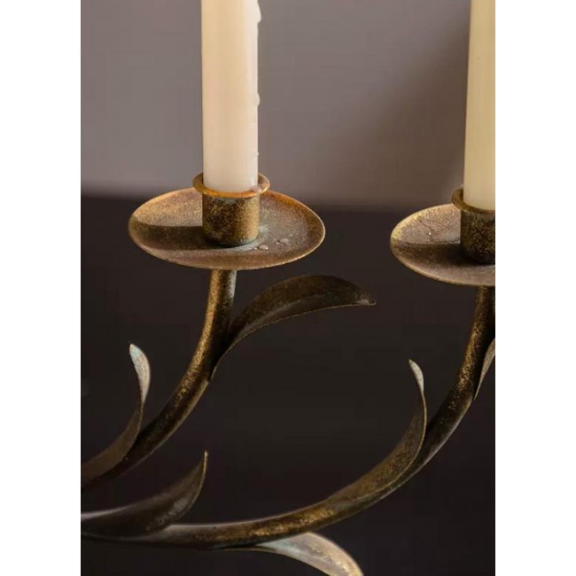 شمعدان معدن فاخر بتصميم اوربي 9239