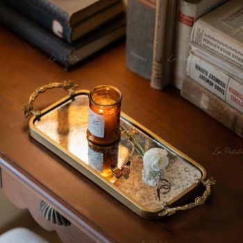 صينيه ذهبيه فاخره لتقديم بتصميم اوربي 9202