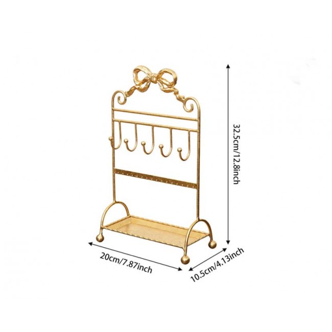حامل اكسسورات معدن على الطراز الفكتوري فاخر 9196