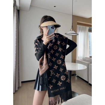 شال قطني اسود شتوي عالي الجوده شال قطني اسود شتوي عالي الجوده