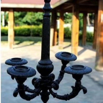 شمعدان معدني سقفي مشغول يدويا -5892 شمعدان معدني سقفي مشغول يدويا -5892