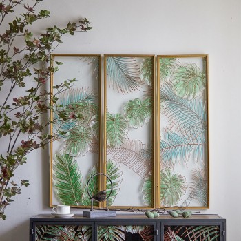 مجموعة لوحات خشب مطعمه بالمعدن k3939 مجموعة لوحات خشب مطعمه بالمعدن k3939