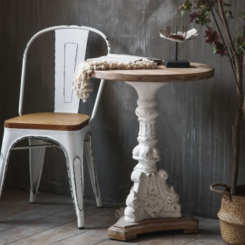 طاوله جانبيه خشب شابي شيك ستايل طاوله جانبيه خشب شابي شيك ستايل