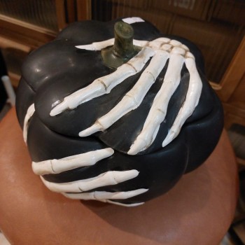 اناء قرع اسود مقاس 20cm