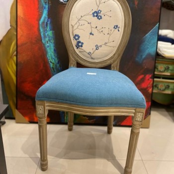 كرسي خشب اززق كرسي خشب اززق