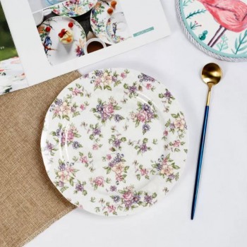 صحن سيراميك مورد تقديم قطع الحلوى  8536