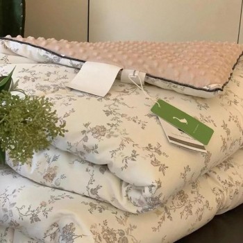 بطانيه من القطن بنقشه زهور جميله 8594