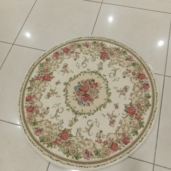 سجاد دائري بطراز أوربي أنيق 8210 المقاس القطر 100cm