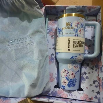 كوب حراري مقاوم لصداء باللون الازرق الجميل 4-8561