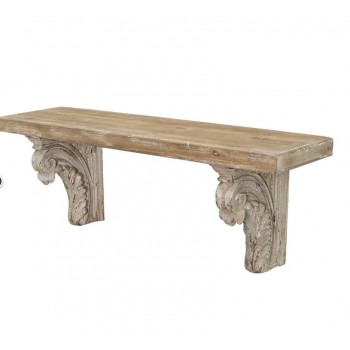 رف جداري من خشب الطبيعي تصميم روماني فاخر 7402 رف جداري من خشب الطبيعي تصميم روماني فاخر 7402