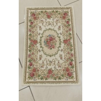 سجاده انيقه بنقوش الزهور على نمط الاروبي المقاس 50cm*80cm-6331