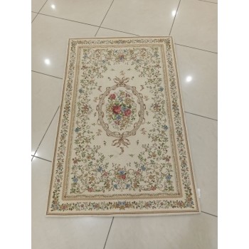 سجاده فاخر بتطريز ورود ريفيه جميله بمقاس 88cm*138cm-8201