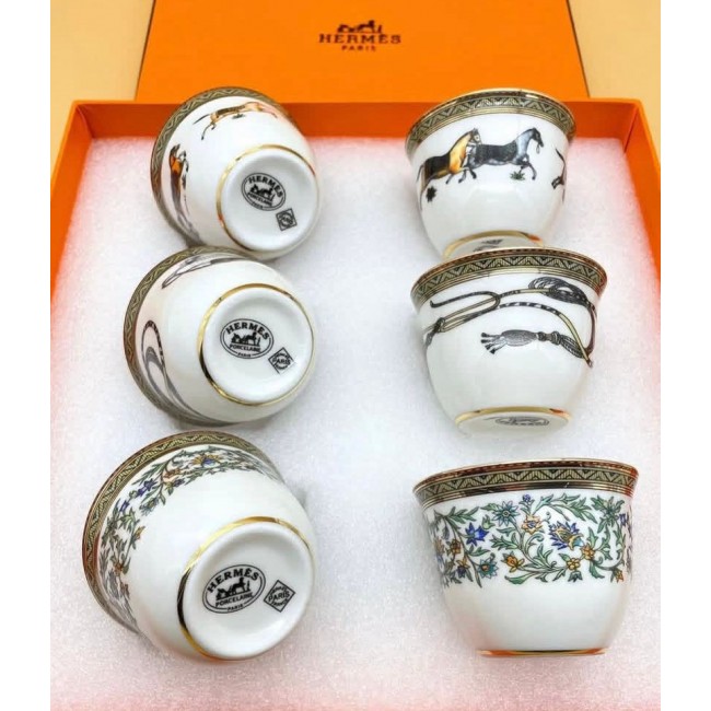 طقم سيراميك فنجان قهوة عربية من هيرمز 8224