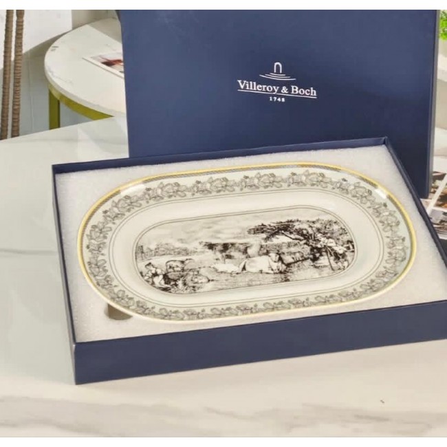 صحن سيراميك فيلروي بنقوش ريفيه 8221