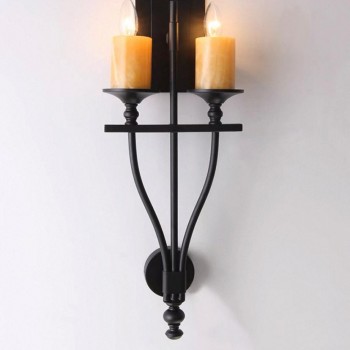 شمعدان معدن جداري كلاسيك بتصميم أوربي 8509