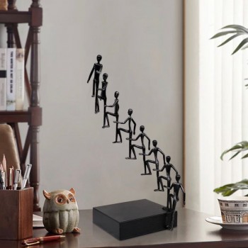 تحفه فنيه مكتبيه  بتصميم ابداعي معدنيه L3609