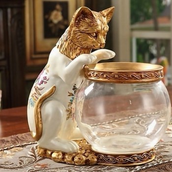 تحفة حوض سمك بورسلان